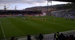 spezia.citta ingresso in campo